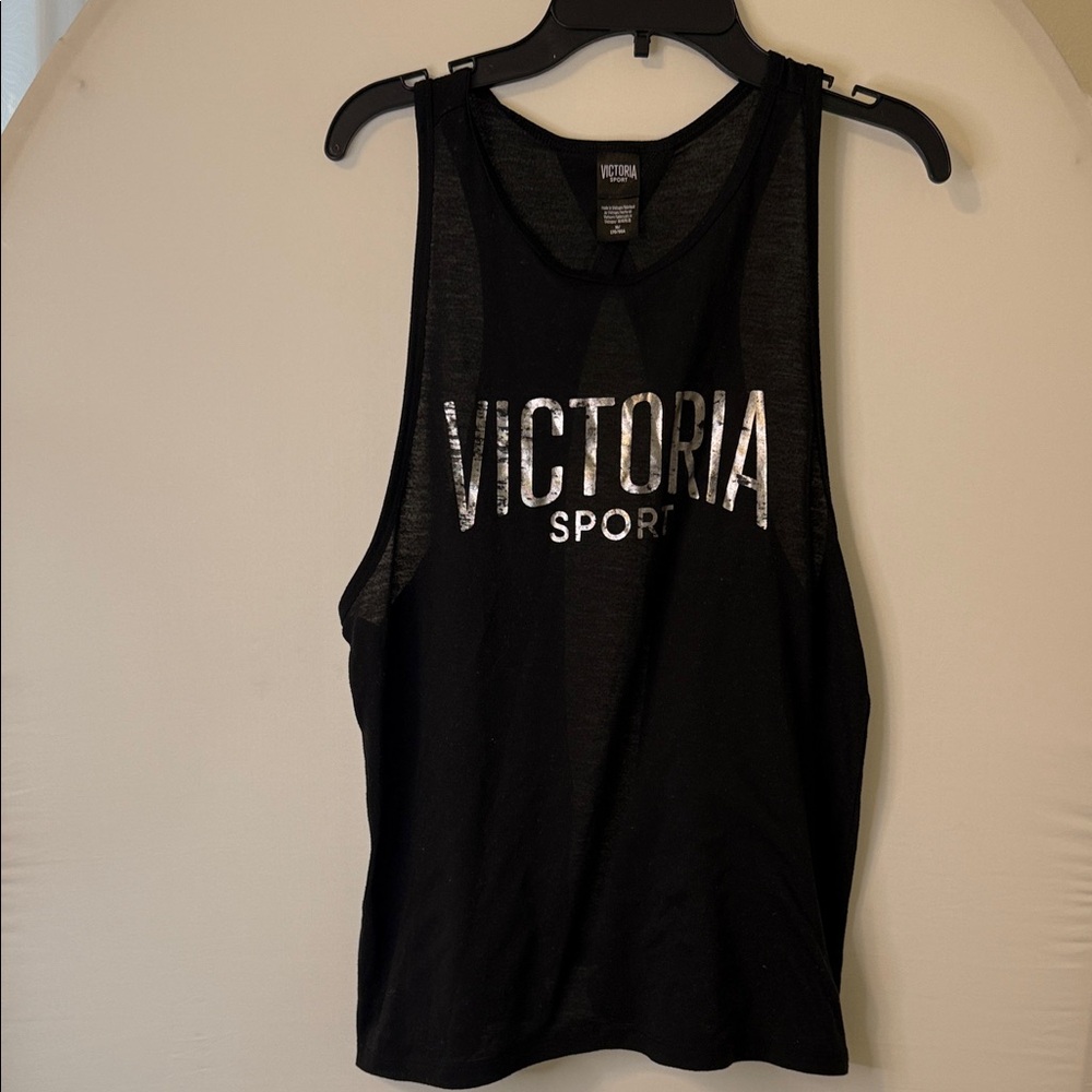 Victorias sport Black Tank Top